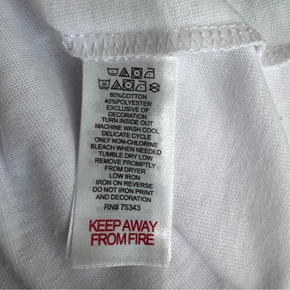 Isaac Mizrahi Girl’s Sequins Strawberry Short Puff Sleeve White Tee - Picture 5 of 5